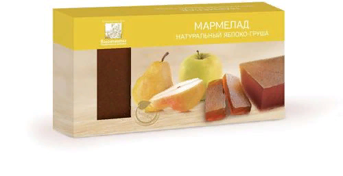  Мармелад пластовый 210г ЯБЛОКО-ГРУША в Жигулёвске